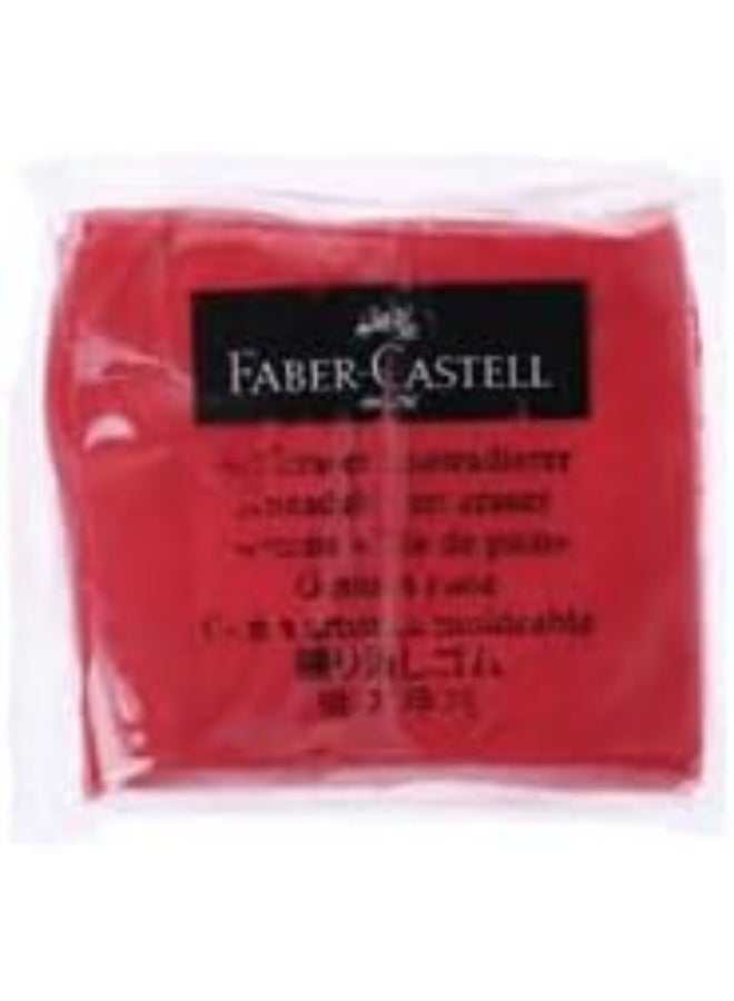 Faber-Castell Charcoal eraser, Red