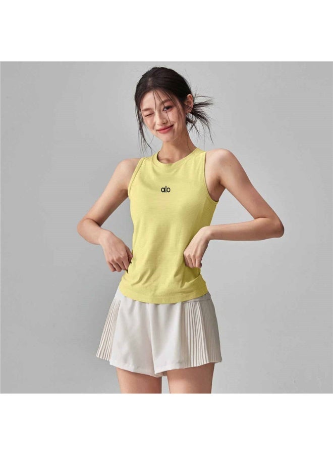 ALO Quick-Dry Yoga Tank Top - Sleeveless Breathable Activewear