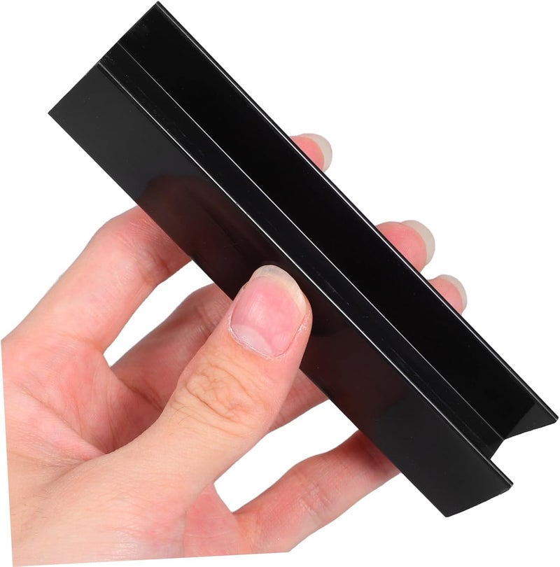 VICASKY 4pcs Pet Gate Reinforcement Hardware Fittings for Stairs and Doorways Sturdy Boy Girl Safety Gate Accessories for Indoor Dog Fence and Puppy Barrier Easy Installation Black - Image 4