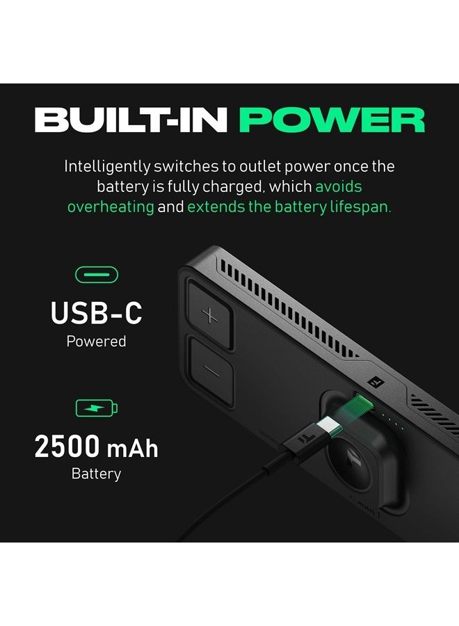 FUSE MRK1 Portable Webcam Light Kit | Magnetic Edge-Lit Adjustable Color for Video Conferencing, Streaming and Videography | USB-C Built-in Battery, Monitor Mount, Desk Stand for Zoom on Mac and PC - Image 2