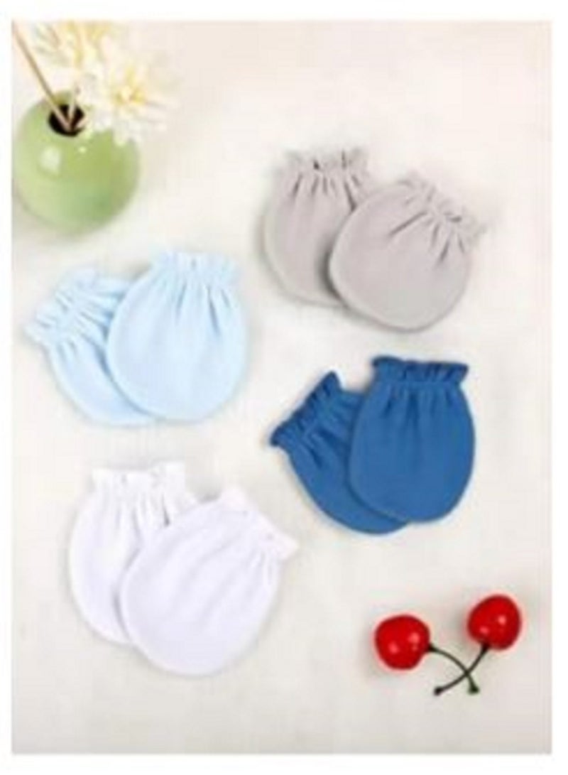 Comfortable and modern gloves to protect your baby, safe and in a cheerful color, 0-6 months - Image 1