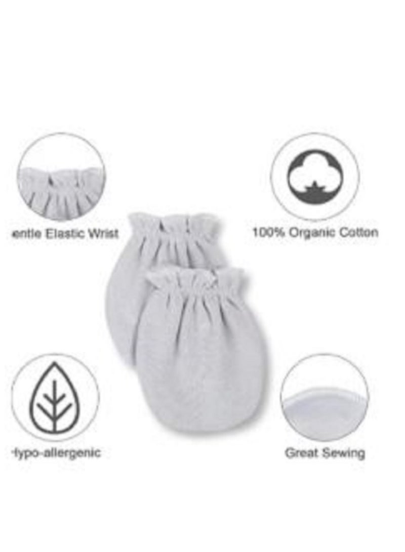 Comfortable and modern gloves to protect your baby, safe and in a cheerful color, 0-6 months - Image 2