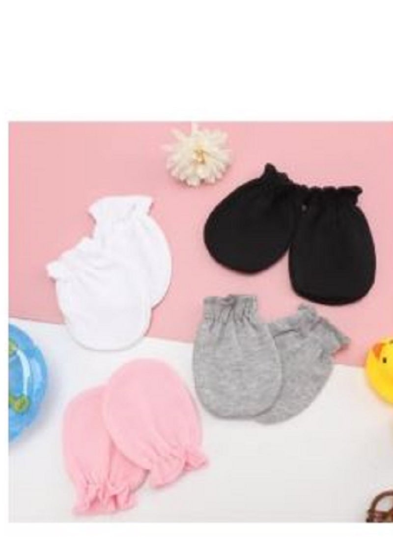 Comfortable and modern gloves to protect your baby, safe and in a cheerful color, 0-6 months - Image 5