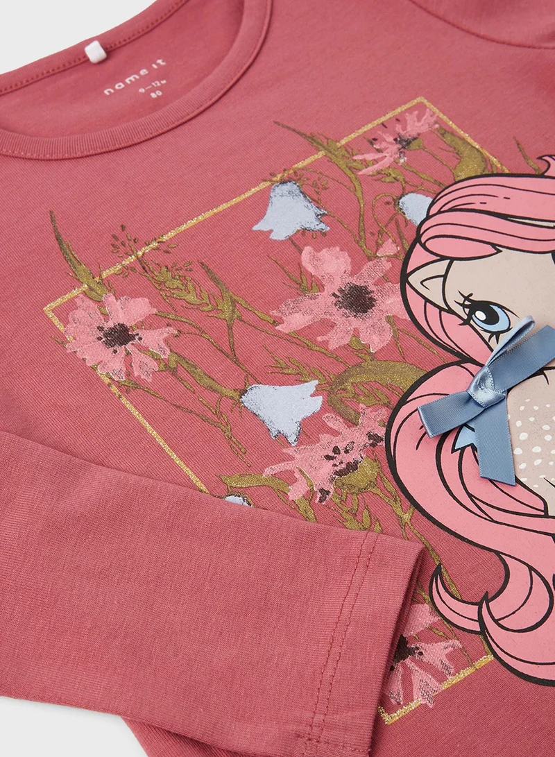 NAME IT Kids Pony Print Top