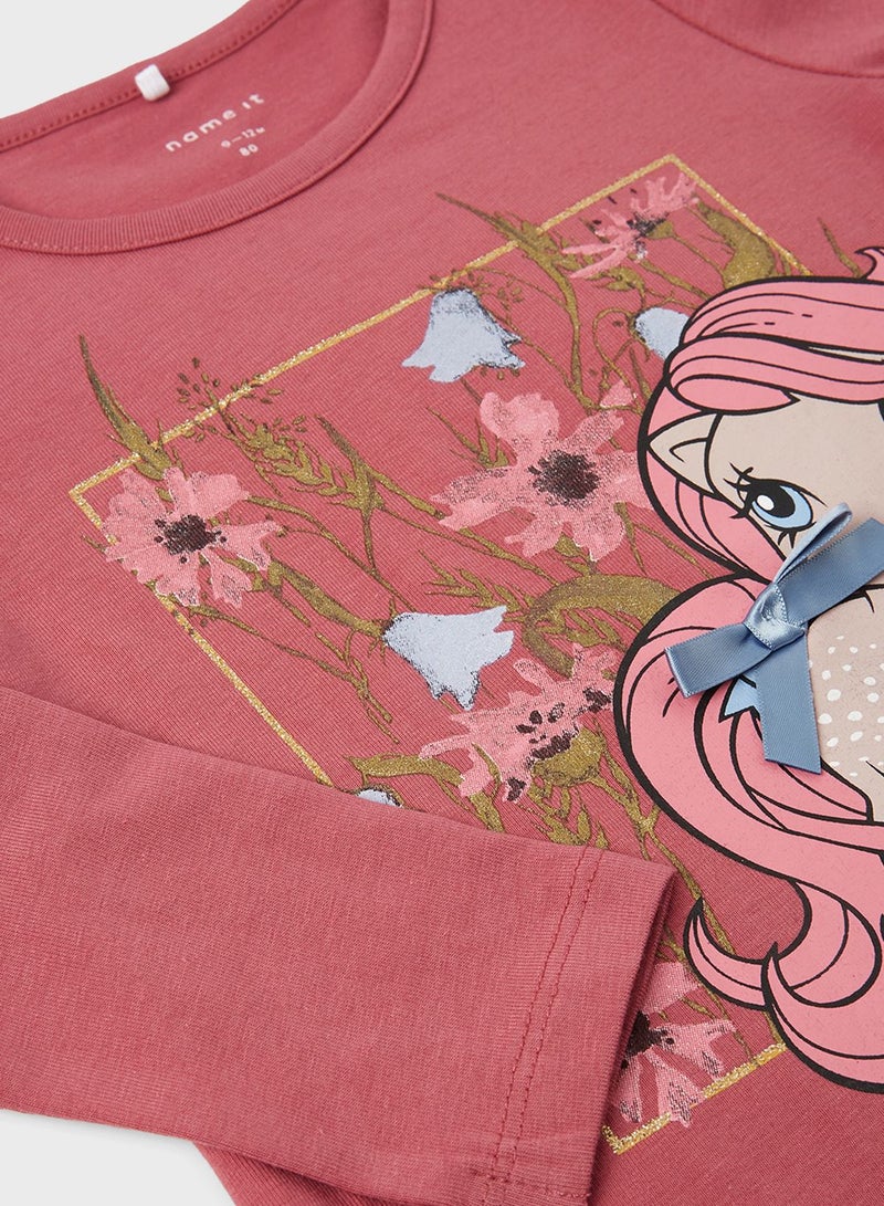 NAME IT Kids Pony Print Top - Image 3