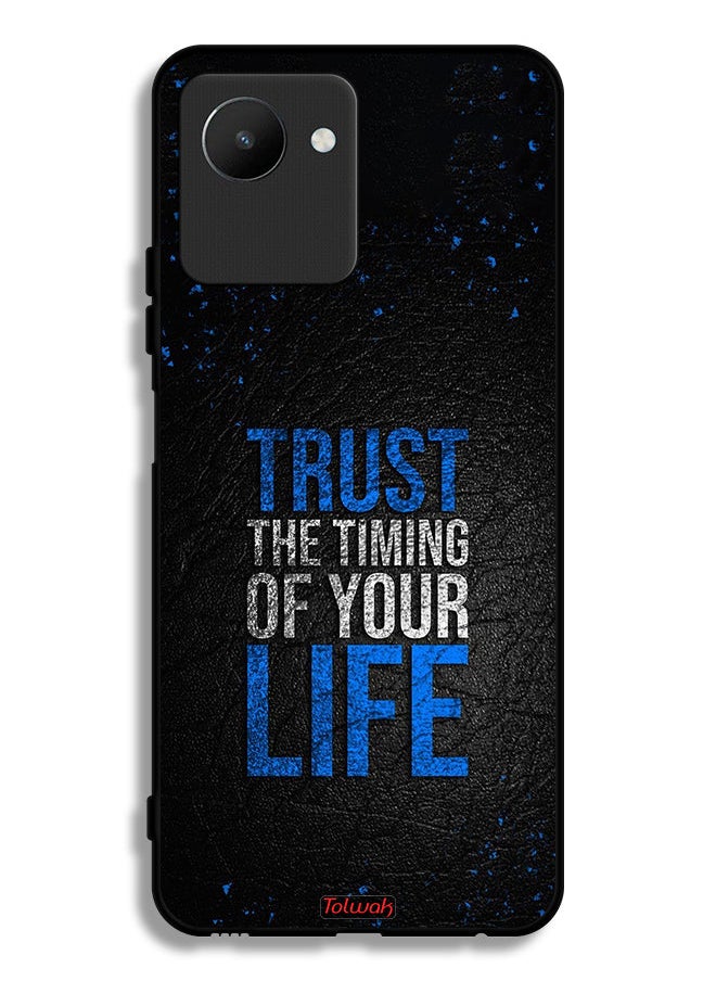 Tolwak Realme C30s Protective Case Cover Trust The Timing Of Your Life  - Image 2