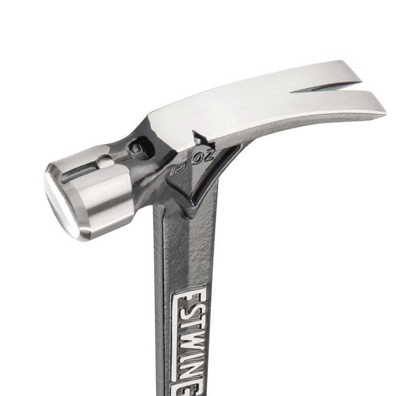 ESTWING Ultra Series Hammer - 15 oz Rip Claw Framing Hammer with Smooth Face & Shock Reduction Grip - EB-15S - Image 3