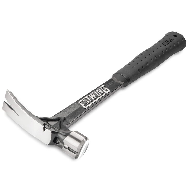 ESTWING Ultra Series Hammer - 15 oz Rip Claw Framing Hammer with Smooth Face & Shock Reduction Grip - EB-15S - Image 2