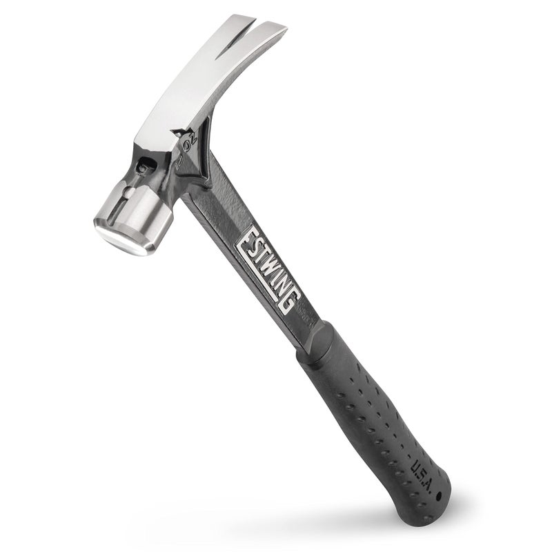 ESTWING Ultra Series Hammer - 15 oz Rip Claw Framing Hammer with Smooth Face & Shock Reduction Grip - EB-15S - Image 1