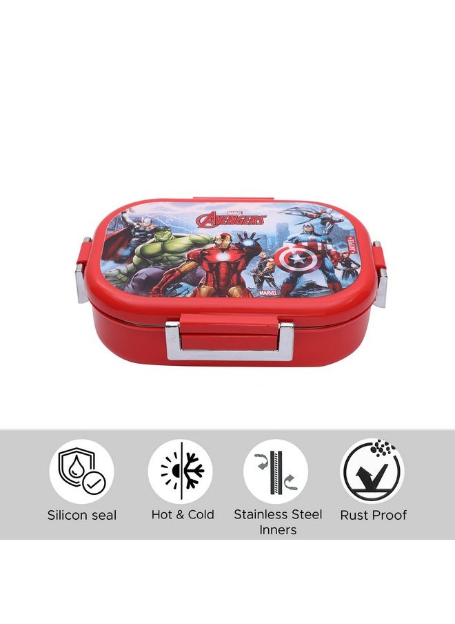 JAYPEE JAYPEE Stainless Steel Insulated Lunch Box Missteel Avengers Red, 500 ml, Suitable for School, Offices and picnics,  - Image 4