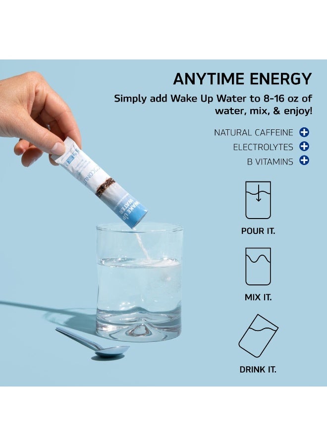 Wake Up Water مزيج طاقة الماء + الترطيب - نكهة جوز الهند - Image 3