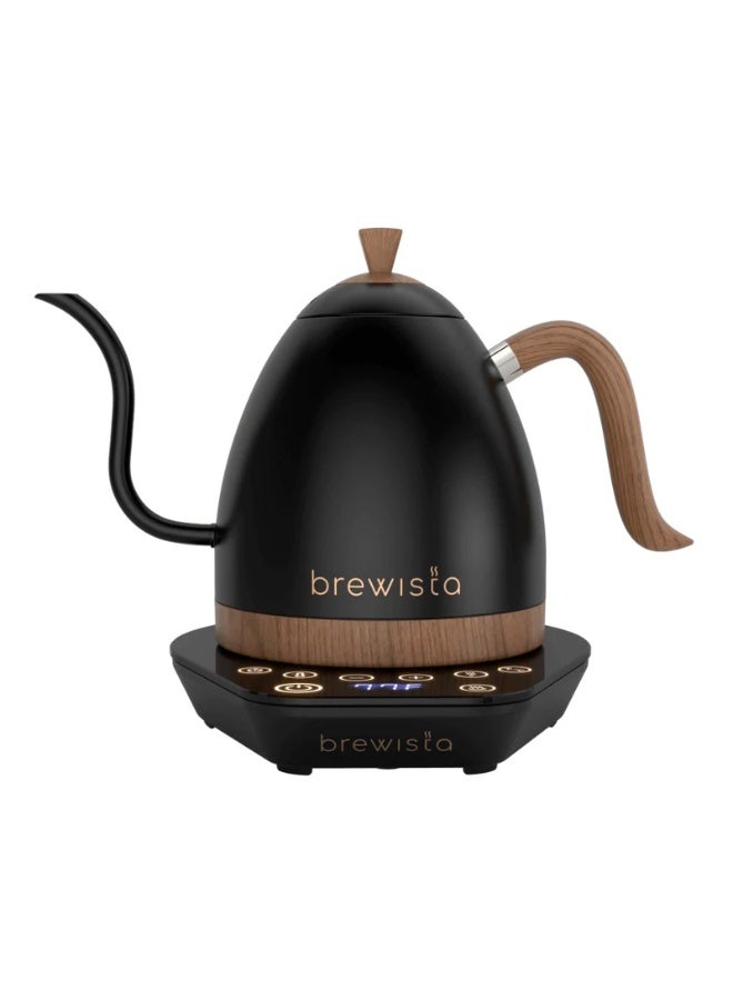 برويستا غلاية ماء برويستا الكهربائية ذات العنق الأوزان 600 مل باللون الأسود - Image 1