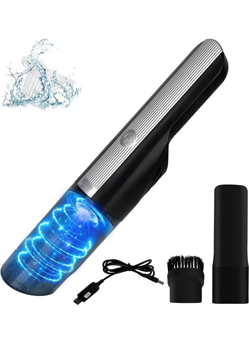 INGUNAR مكنسة كهربائية محمولة، مكنسة سيارة قوية 12000Pa مكنسة يدوية لاسلكية 120W 4000mAh مكنسة صغيرة قابلة للشحن للمنزل والمكتب والسيارة ولوحة المفاتيح والكمبيوتر - Image 1