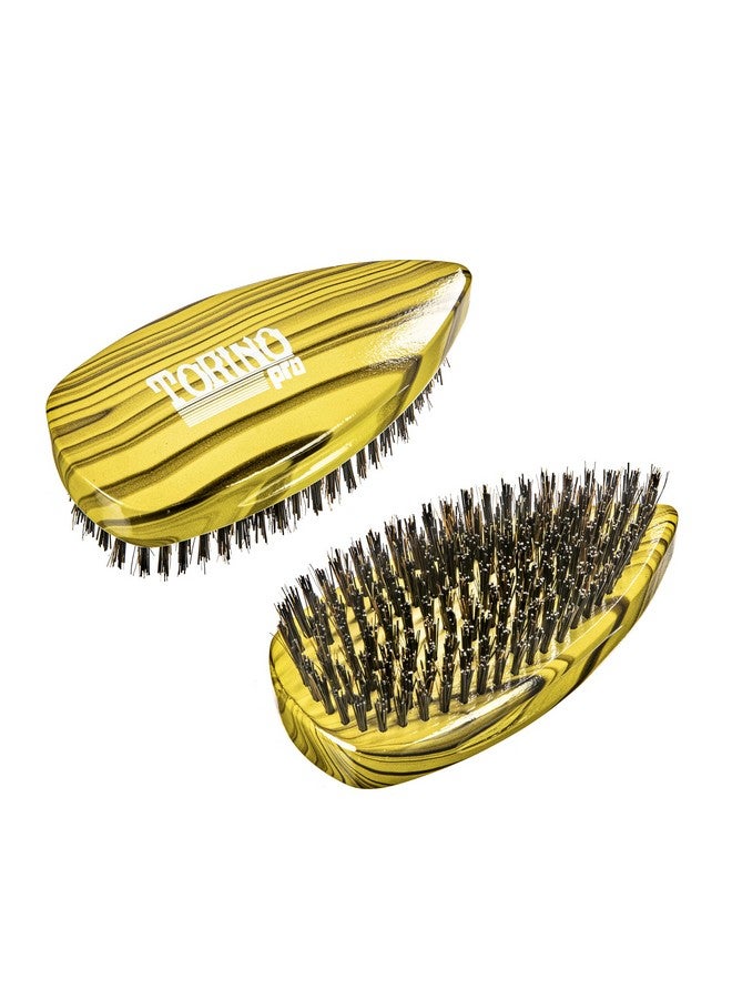تورينو برو ويف براشز باي براش كينج فرشاة تورينو برو ويف 903، شعيرات نخيل صلبة مدببة، شعيرات معززة، تصميم حاصل على براءة اختراع، رائعة للذئب لإدارة 360 موجة - Image 2