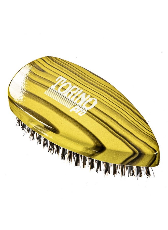 تورينو برو ويف براشز باي براش كينج فرشاة تورينو برو ويف 903، شعيرات نخيل صلبة مدببة، شعيرات معززة، تصميم حاصل على براءة اختراع، رائعة للذئب لإدارة 360 موجة - Image 1