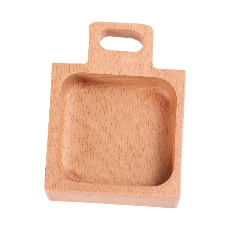 2pcs Beech Wood Small Appetizer Plates Serving Trays For Entertaining - Image 5