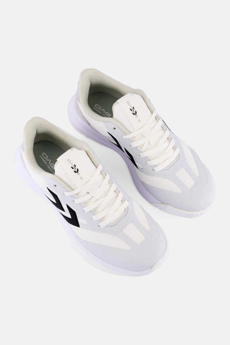 Hummel Kids Boy Lace Up Casual Shoes, Off White - Image 4