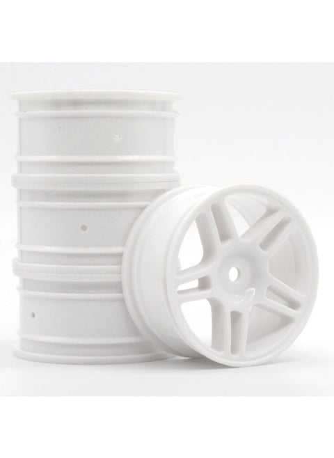 1:10 Flat Running Wheel Hub MoDel Car Drift Wheel Frame Oil AnD Electricity Rv Drift Racing Competition HSP Sakura D3D4-Color:White