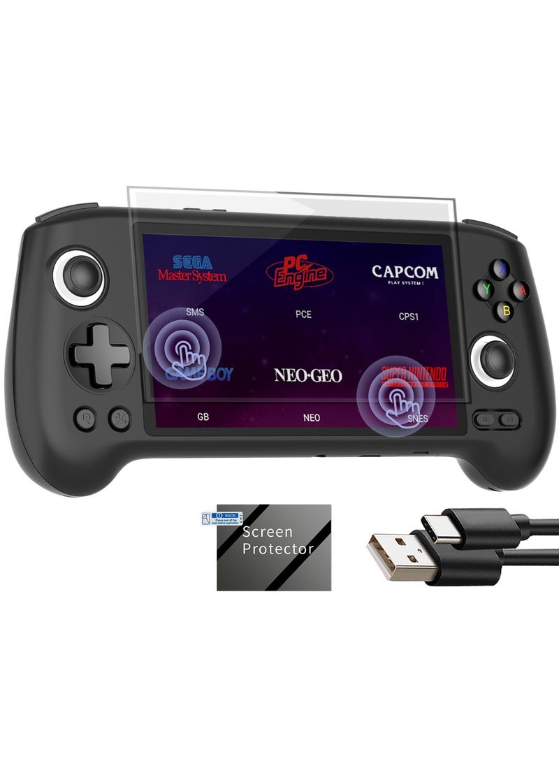 ANBERNIC  - RG556 Retro Handheld Game Android 13,rg 556 Handheld Game with 5.48 inch Touch OLED Screen RG556 Supports DP and WiFi Bluetooth has Hall Rocker Battery 5500mAh - Image 1