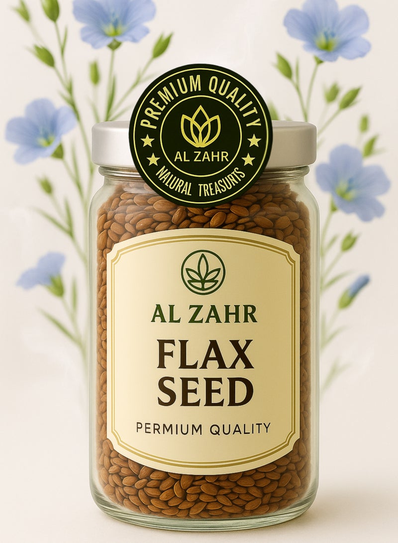 Zahr Premium Flax Seed – 100% Pure High-Grade, Hand-Sorted Natural Dried Linseed / Flaxseed / Linum Usitatissimum Seeds for Gardening, Horticulture & Herbal Projects - Image 2