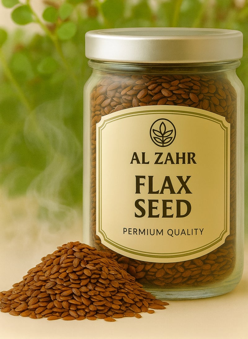 Zahr Premium Flax Seed – 100% Pure High-Grade, Hand-Sorted Natural Dried Linseed / Flaxseed / Linum Usitatissimum Seeds for Gardening, Horticulture & Herbal Projects - Image 1