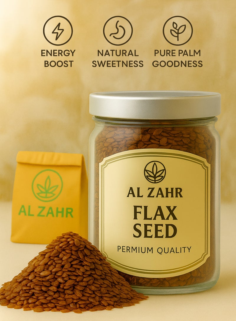 Zahr Premium Flax Seed – 100% Pure High-Grade, Hand-Sorted Natural Dried Linseed / Flaxseed / Linum Usitatissimum Seeds for Gardening, Horticulture & Herbal Projects - Image 5