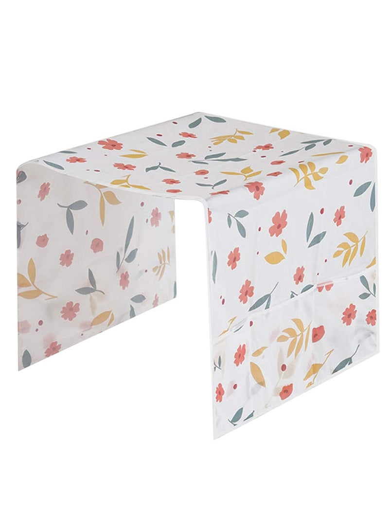Refrigerator Fridge Dust-Proof Cover with Storage Pockets Bags Washing Machine Decorative Top Cover Microwave Oven Dustproof Cover with Side Organizer Pockets  - Image 1