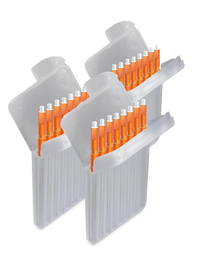 JB White Pack of 24 Wax Filters for Hearing Aids - Compatible with Starkey Hear Clear - Height: 1.5 mm | Diameter 1.7mm, Orange - Image 1