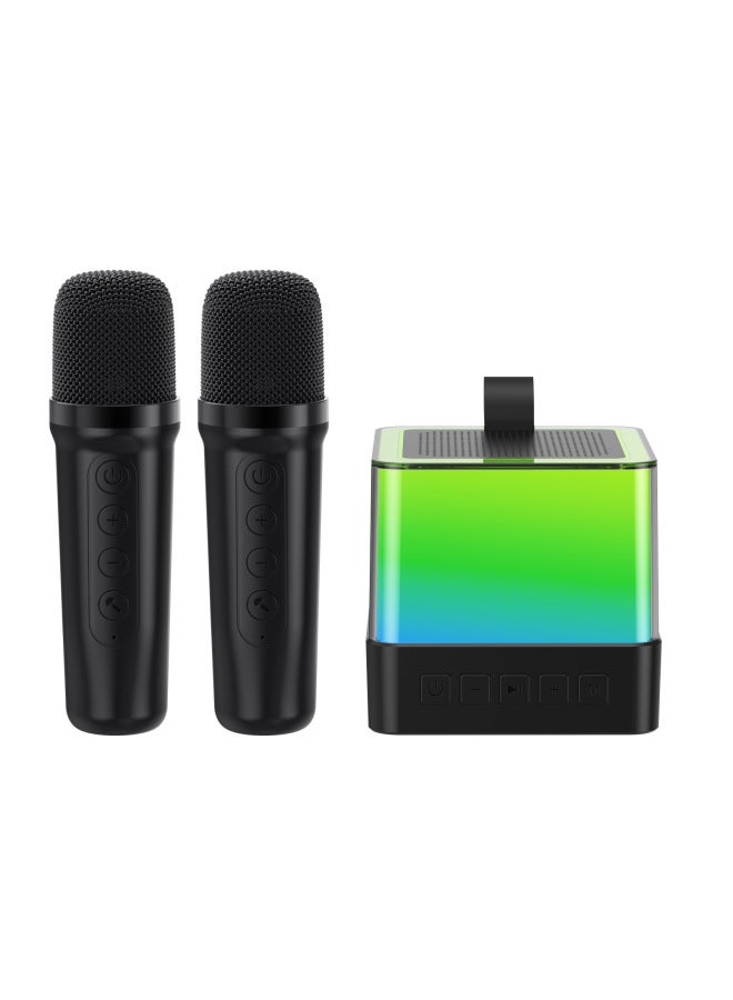 نيوترل مكبر صوت بلوتوث لاسلكي Q7 الجديد مع ميكروفون مدمج - آلة متعددة الاستخدامات مع إضاءة، محمولة للاستخدام الخارجي والمنزلي، مثالية للكاراووكي والصوتيات - Image 1