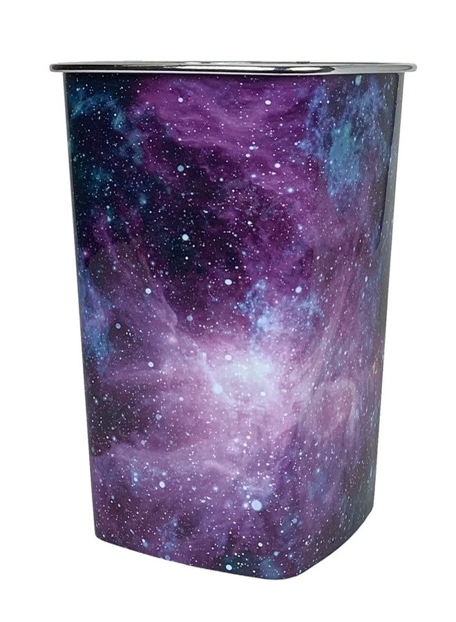 KOLORAE Waste Can 10L (2.6 Gallons) - 3 Pack Trash Garbage Can for Home, Office, Dorm Room Wastebasket (Galaxy) - Image 2