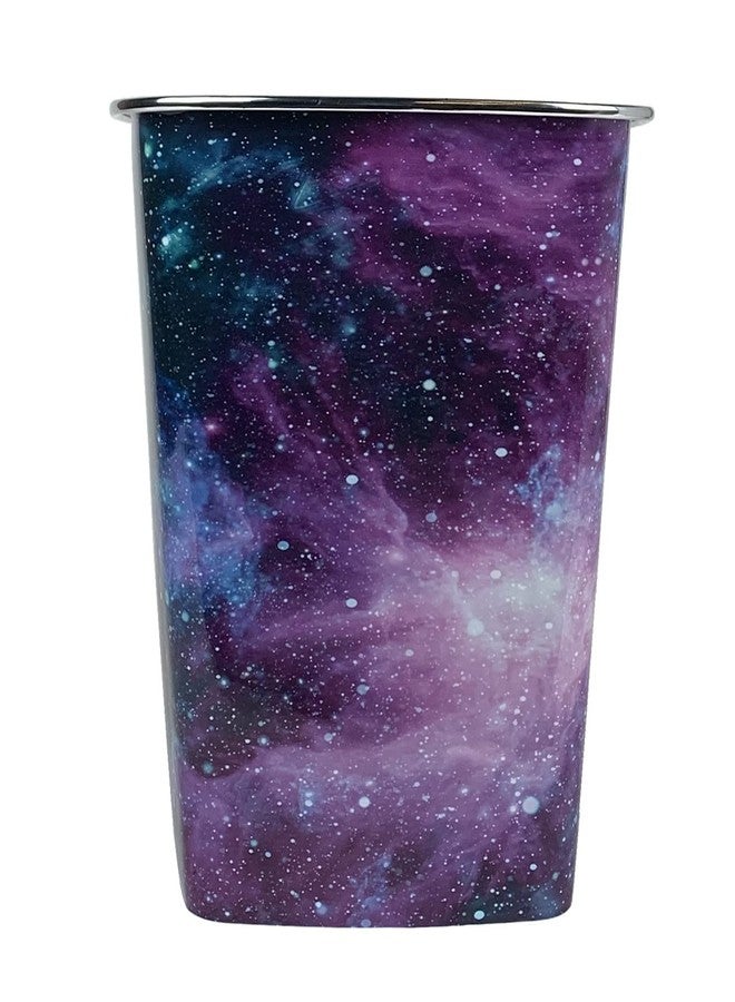 KOLORAE Waste Can 10L (2.6 Gallons) - 3 Pack Trash Garbage Can for Home, Office, Dorm Room Wastebasket (Galaxy) - Image 1