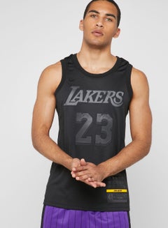 Nike Connected Jersey NBA lakers LeBron James MVP Black CI2030-010