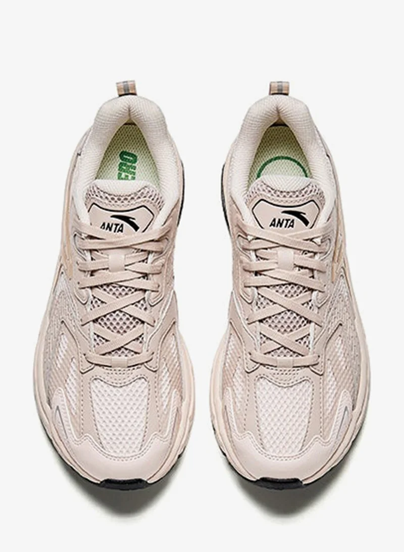 ANTA Grey/White AT2003 | Retro Runner Sneaker for Women | Best Price UAE