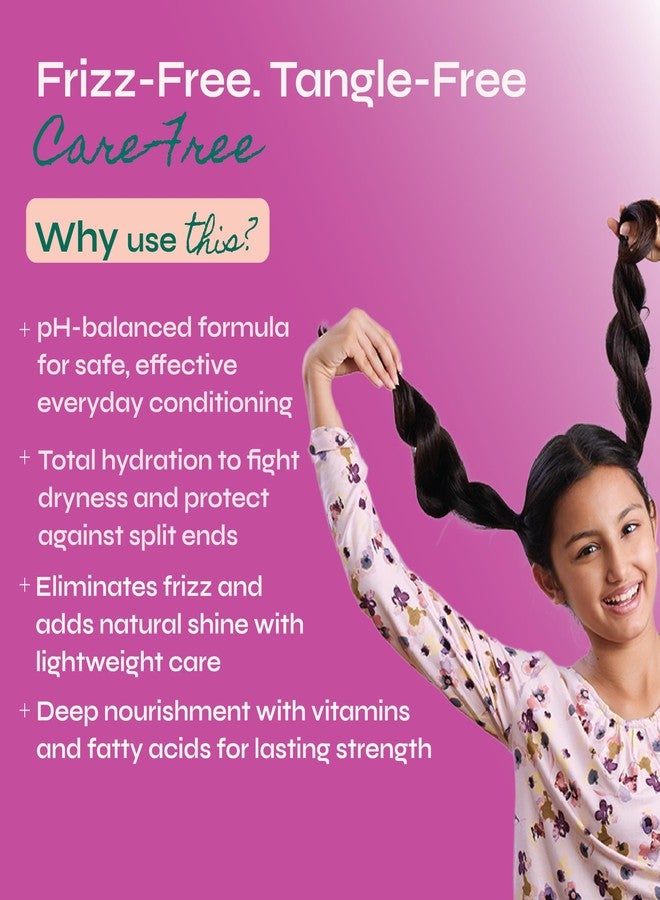 Tikitoro Teens Nourishing Hair Conditioner with Avocado, Argan Oil and Murumuru Butter | Lightweight Conditioner | Controls Frizz & Smoothens Hair - (Age: 11+) (150 ml × 2) - Image 3