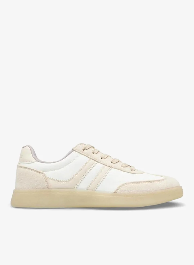 Flora Bella Women Panelled Lace-Up Ankle Sneakers