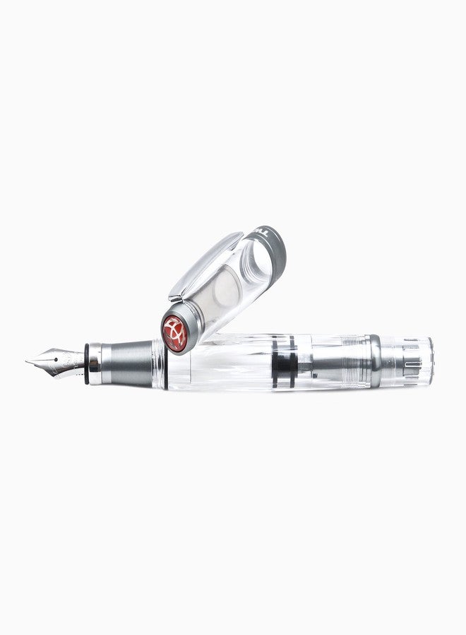 TWSBI Diamond 580ALR Nickel Gray Fountain Pen Nib EF - Image 1