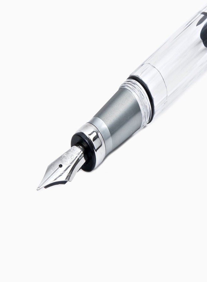 TWSBI Diamond 580ALR Nickel Gray Fountain Pen Nib EF - Image 2