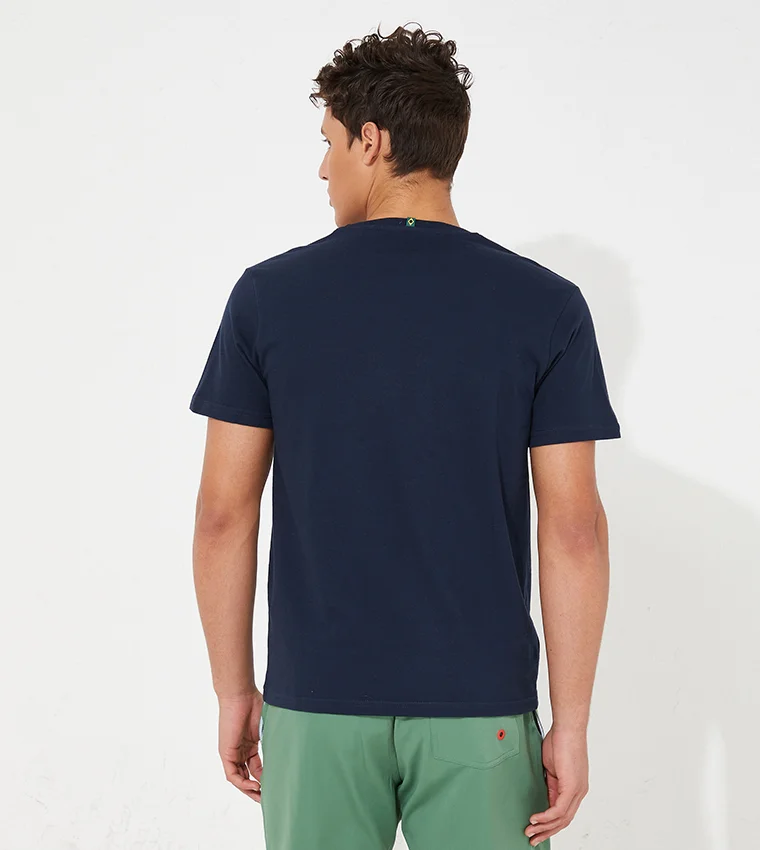 هافاياناس هافاياناس تي شيرت دائري مرقع