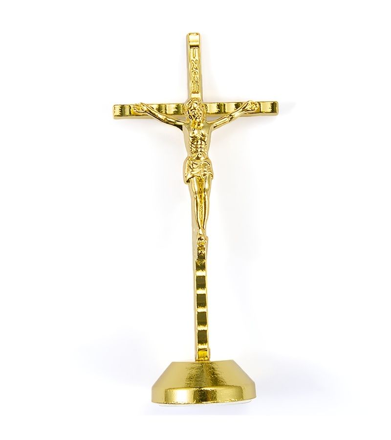 Golden 4 8 Inch Mini Religious Ornament Decor Good Luck Gift For Car Dashboard Office Desk RV Travel - Image 5