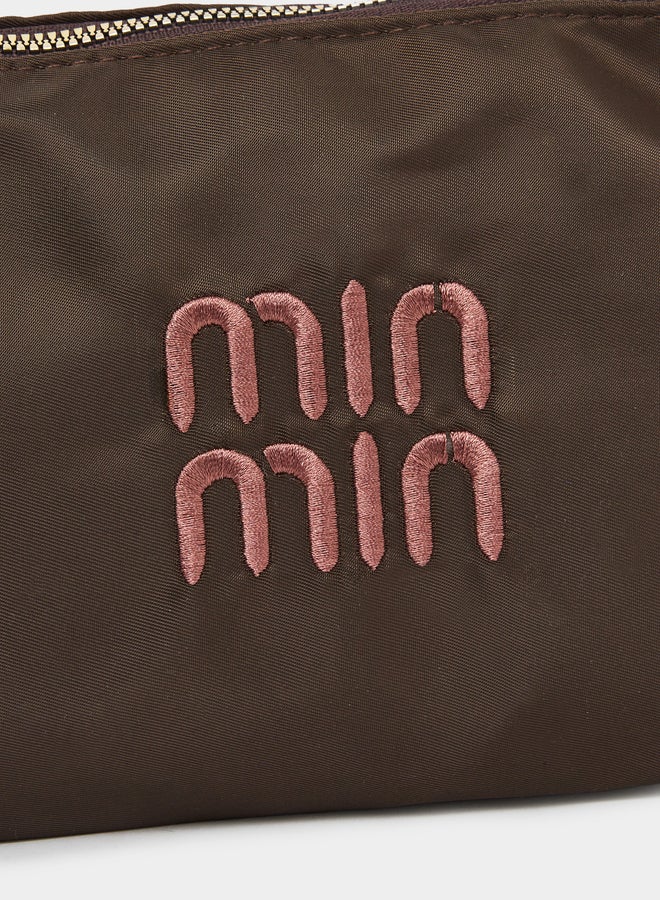 Styli Min Min Embroidered Crossbody Bag with Zip Closure - Image 3