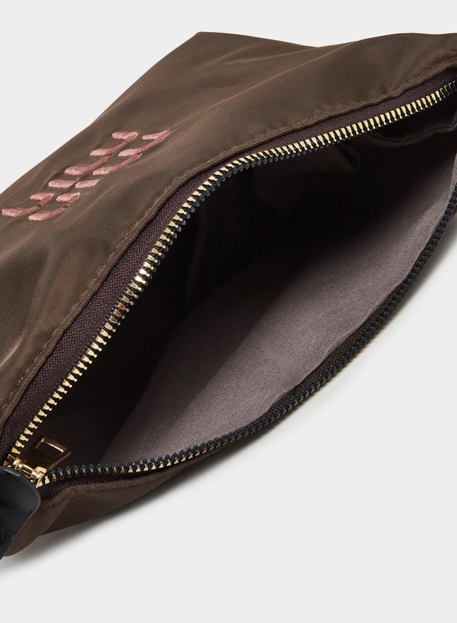 Styli Min Min Embroidered Crossbody Bag with Zip Closure - Image 4