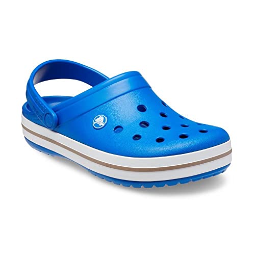 Crocs Unisex-Adult Crocband Clog, Blue Bolt, 10 Women/8 Men - Image 4
