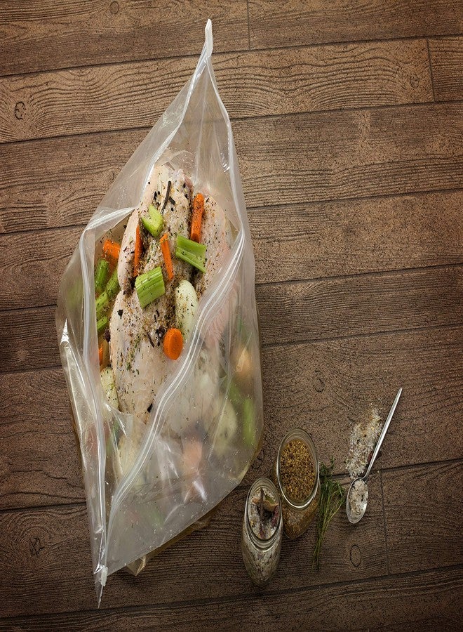 PBKay Large Turkey Brine Bags, Combo Pack - Marinade Injector - Roll cooking Twine - XL Heavy Duty Leakproof, Food grade BPA free - Image 4