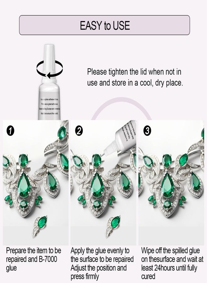 Navona 15 PCS 15ml B7000 Glue Clear with Precision Tip, Rhinestone Glue for Nail, Craft Glues, Jewelry Glues, Jewelry Making, Nail Art, DIY, Makeup, Shoes - Image 4