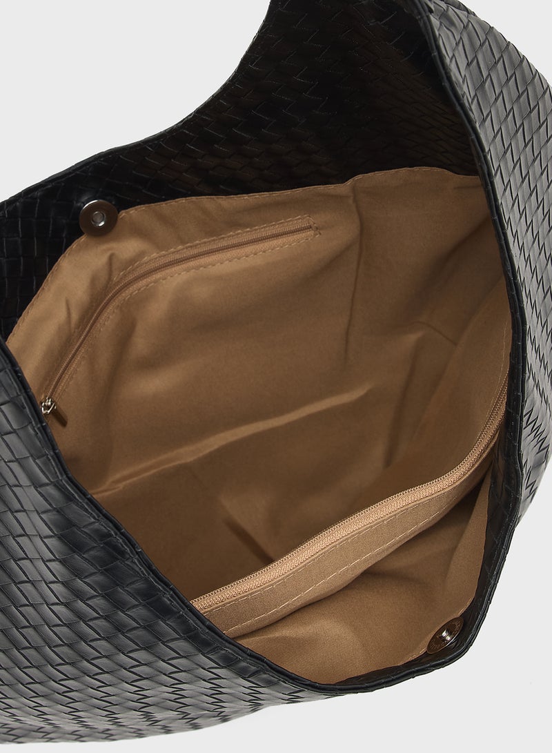 ELLA Textured Shoulder Bag  - Image 5