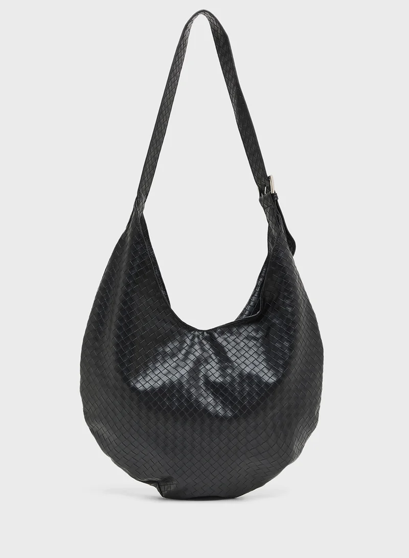 ELLA Textured Shoulder Bag