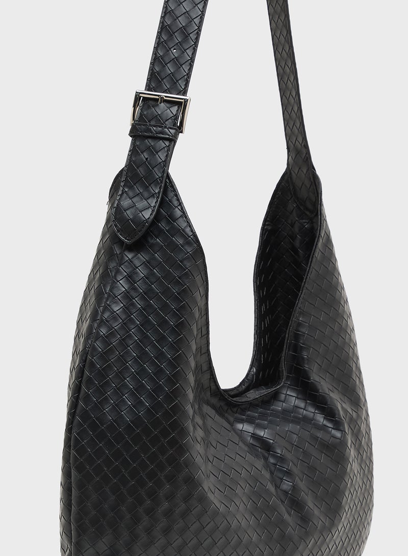 ELLA Textured Shoulder Bag  - Image 4
