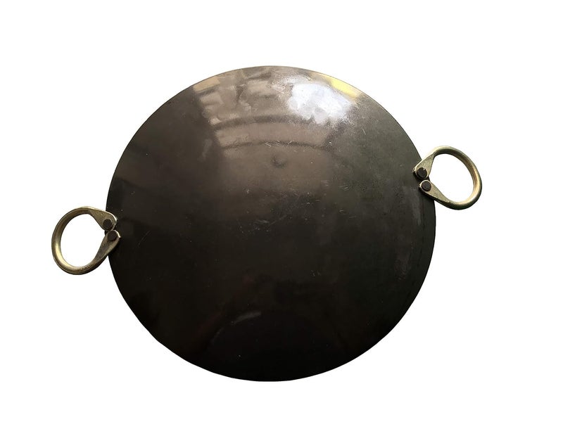 HIKEN Indian Iron Roti Tawa with 2 Handle 9 to 20 16 Inch Biggest Size Tawa - Image 2