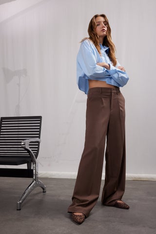 Woman Basic High Waist Standard Length Wide Leg Sweatpants - pzsku/Z856D1F73A55C0D3DE948Z/45/1748351867/a82cf31d-0c4d-4ffc-9314-d0a03edb8312