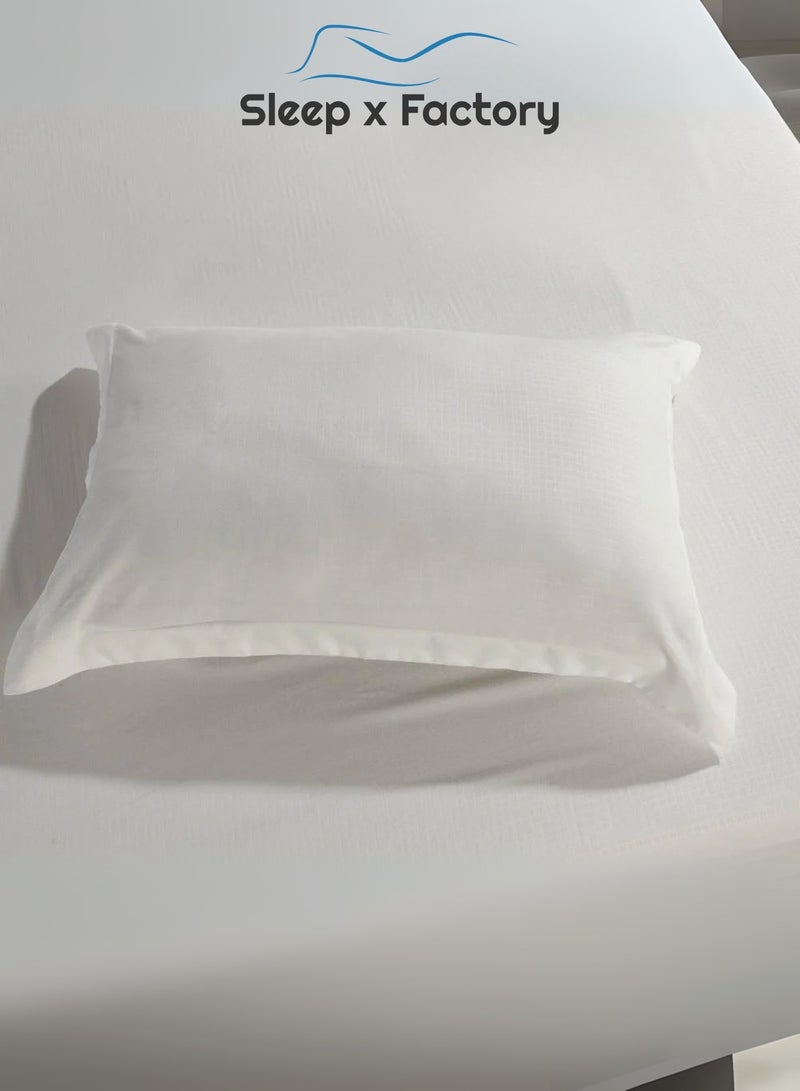 Sleep x Factory Rest Dose Hotel Comforter Set – 5 Pieces – Soft Touch – White – 230x180 cm - Image 5